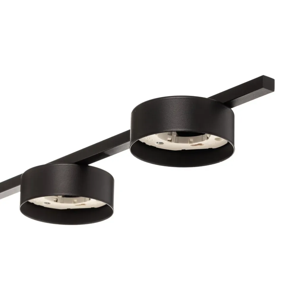 Loftlampe Pills V, sort, 5 lyskilder