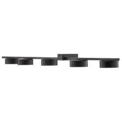 Loftlampe Pills V, sort, 5 lyskilder