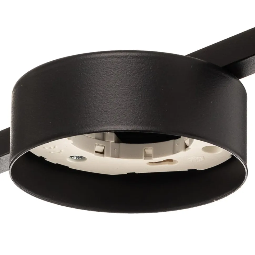 Loftlampe Pills V, sort, 5 lyskilder