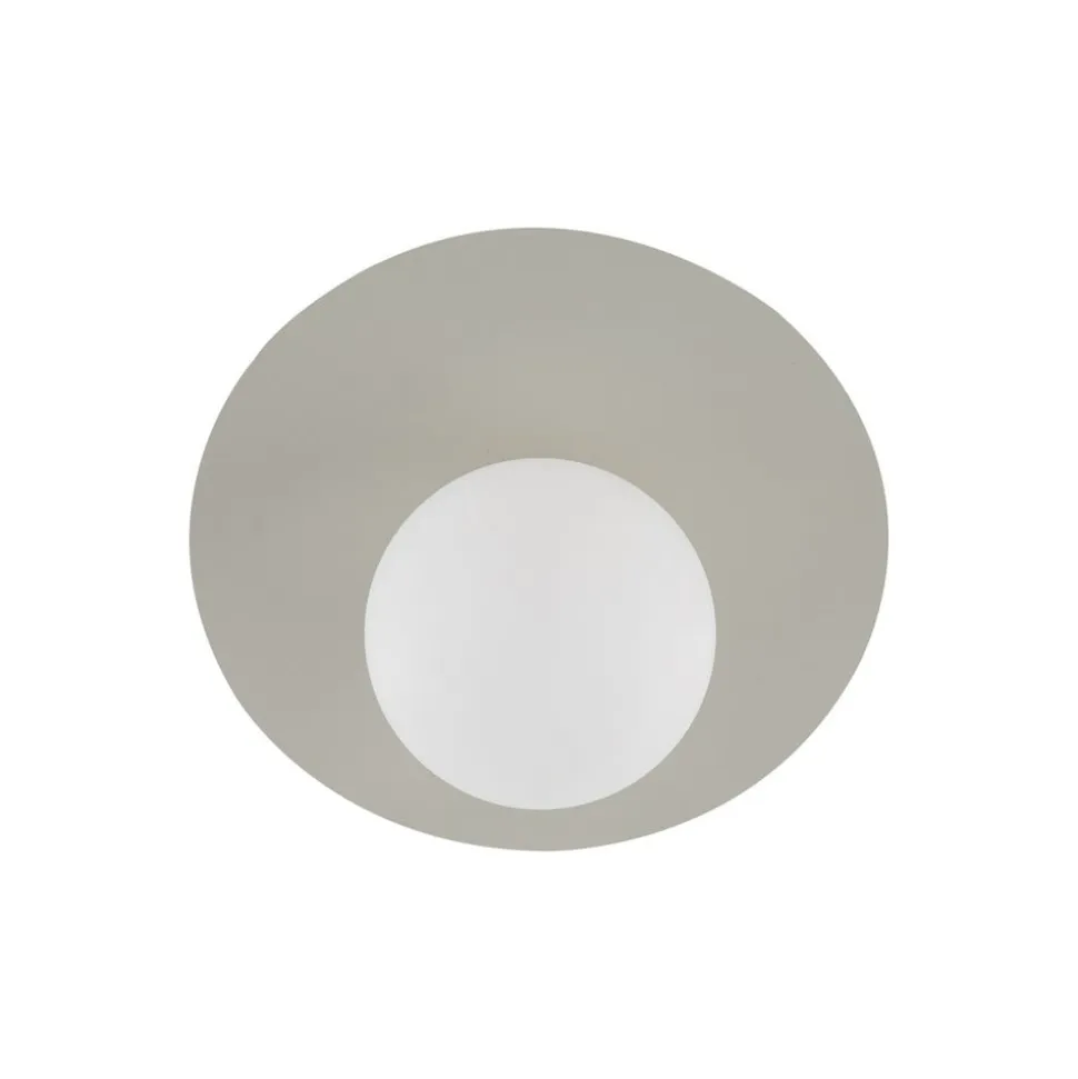 Loftlampe Pixie, beige, glas, Ø 25 cm, kugle, G9
