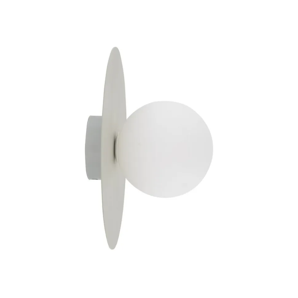 Loftlampe Pixie, beige, glas, Ø 25 cm, kugle, G9