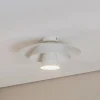 Loftlampe Plato, hvid, metal, Ø 38 cm, E27