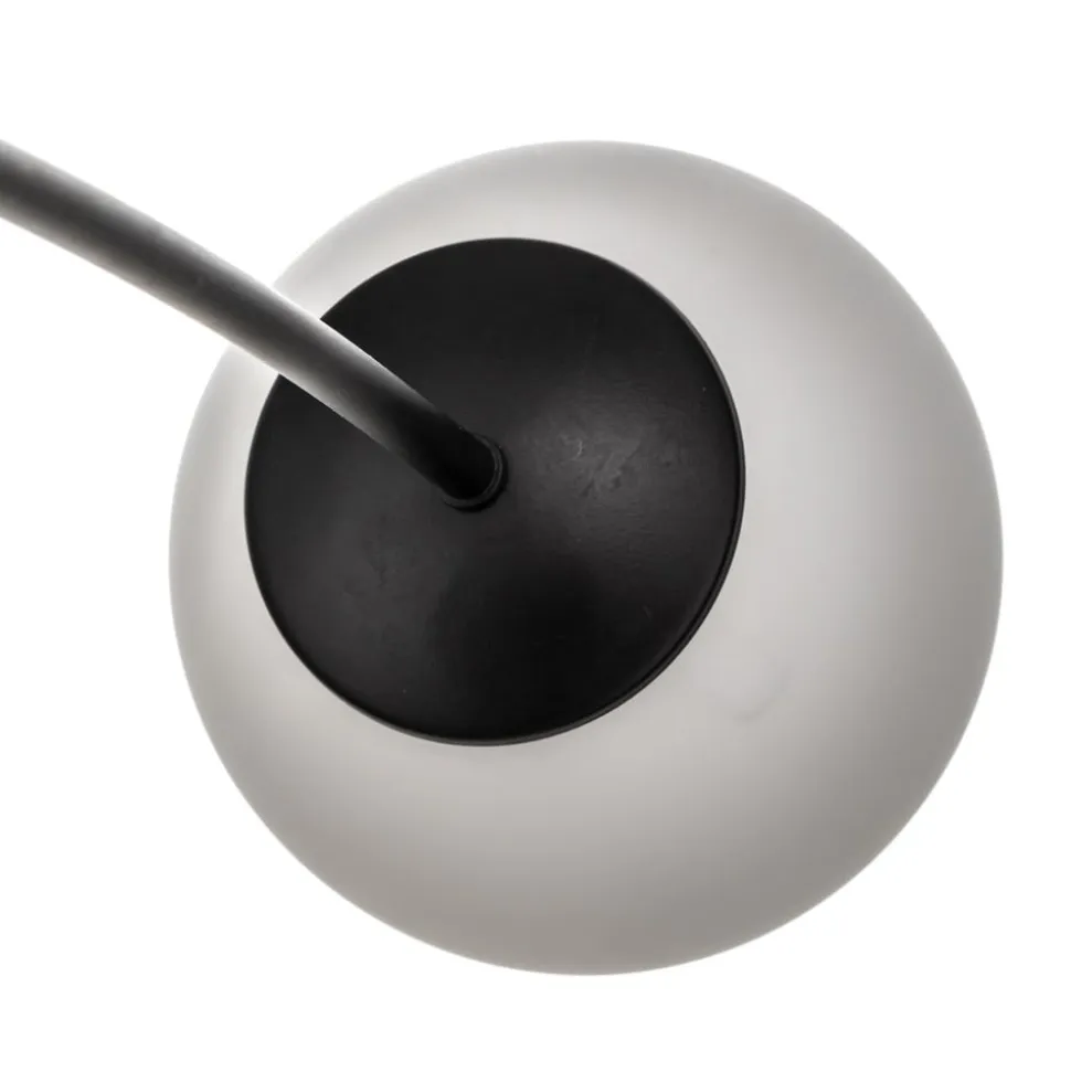 Loftlampe Pregos 4 i sort, 4 lyskilder