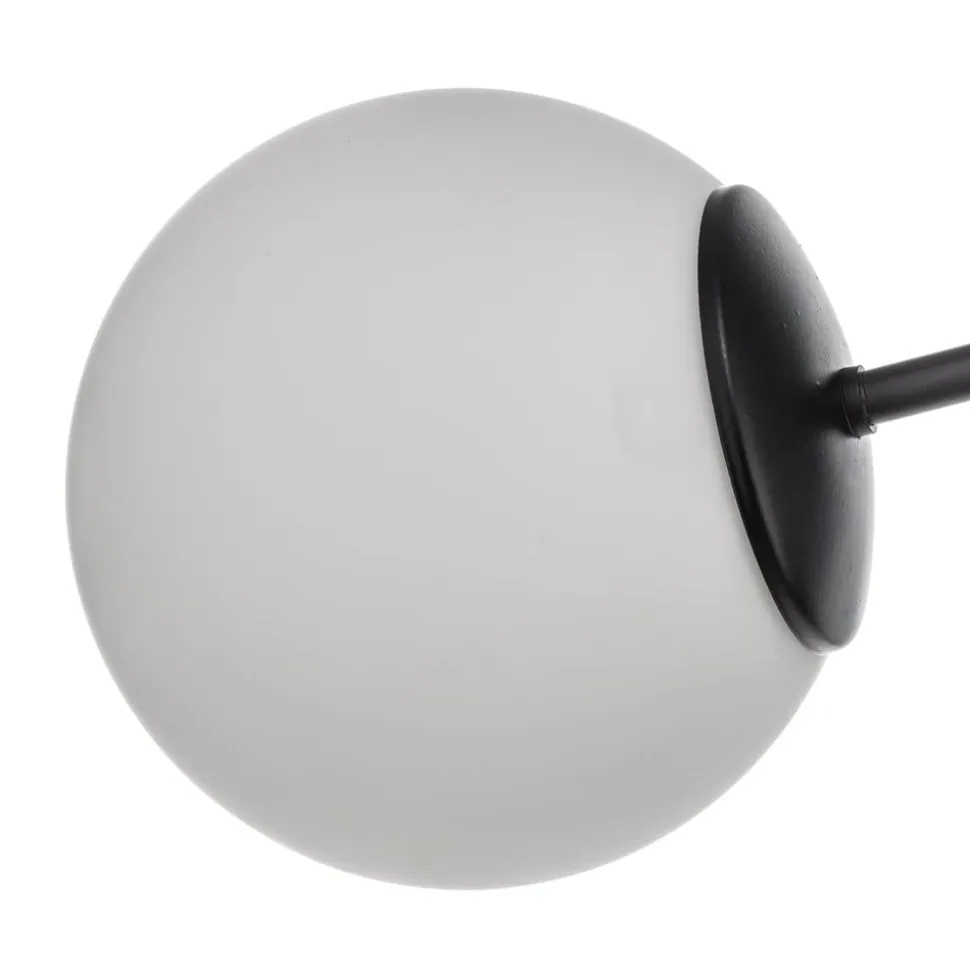 Loftlampe Pregos 4 i sort, 4 lyskilder