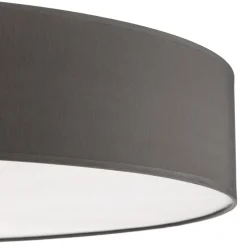 Loftlampe Rondo, grå Ø 80 cm