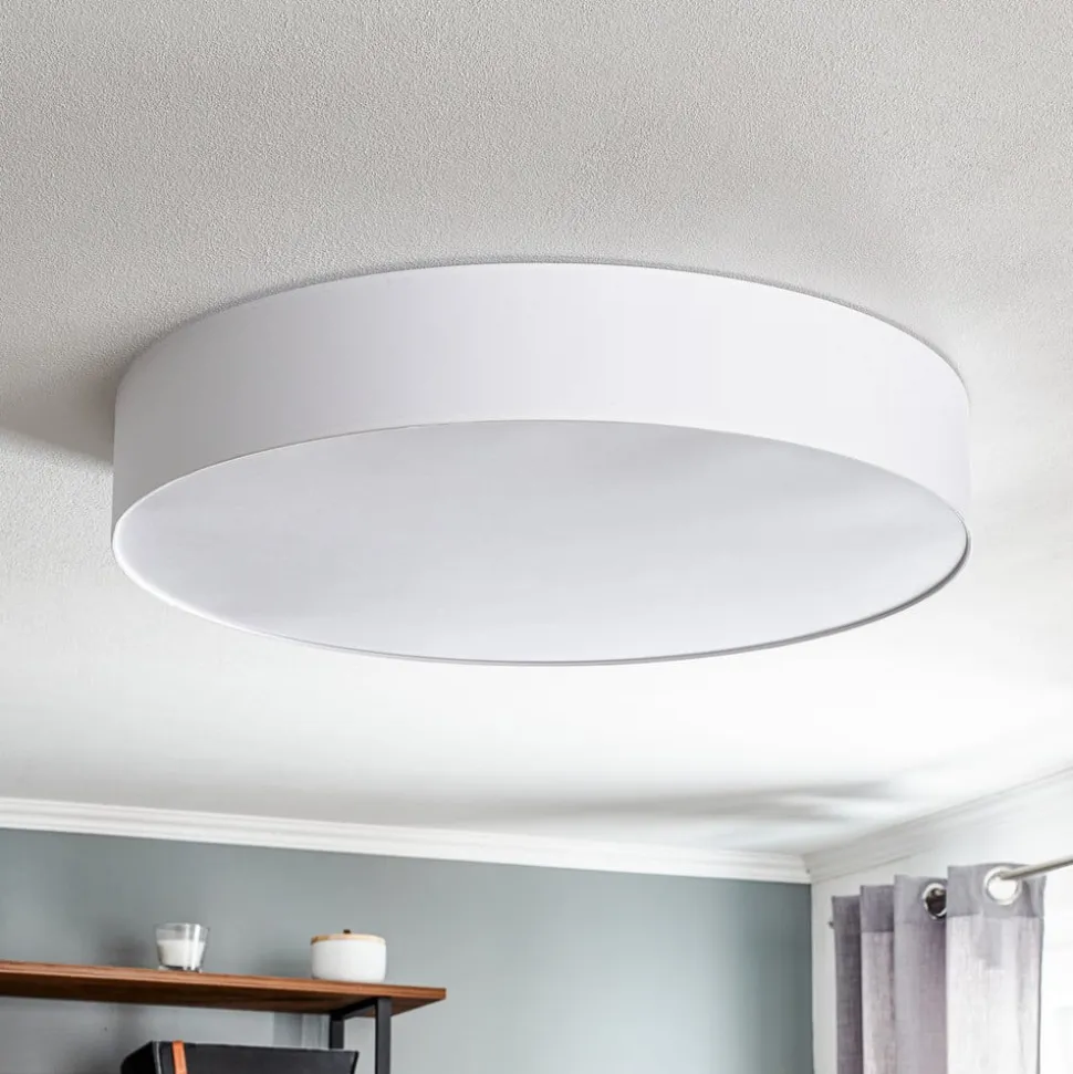 Loftlampe Rondo, hvid Ø 80 cm