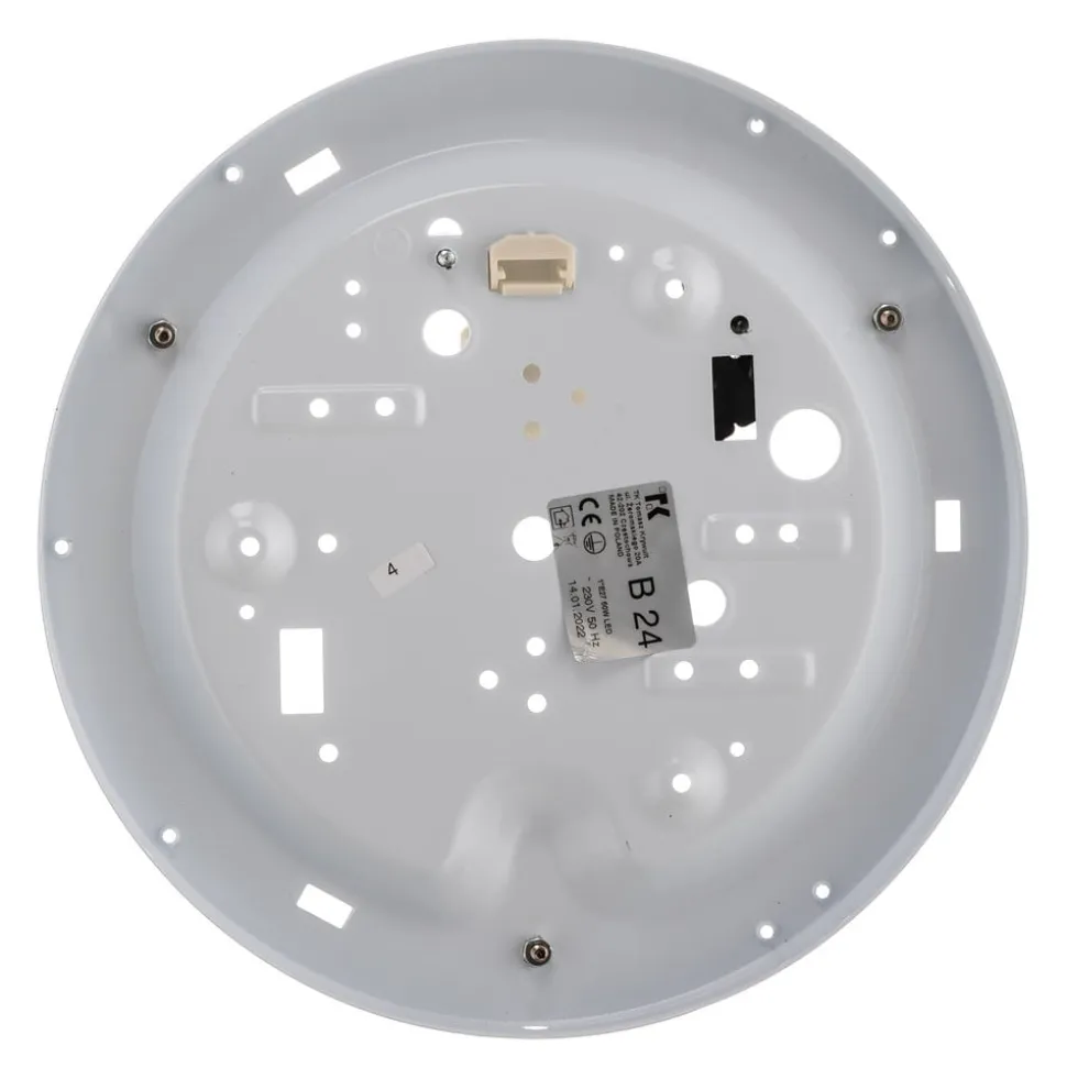Loftlampe Rondo, hvid, Ø 30 cm