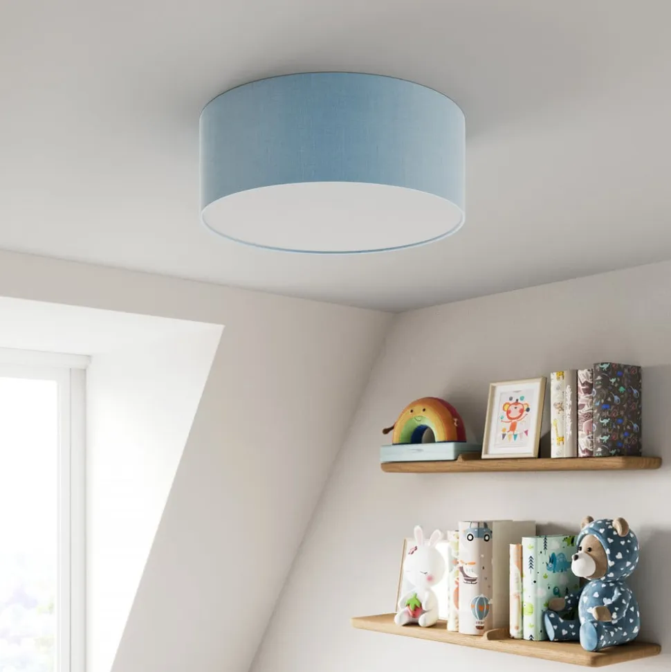 Loftlampe Rondo Kids, Ø 38 cm, blå