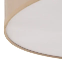 Loftlampe Rondo med afstand, creme Ø 60cm