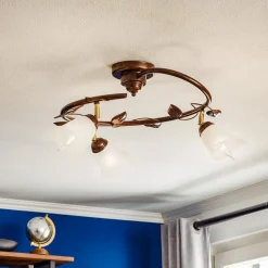 Loftlampe Siena, florentinsk stil, 3 lyskilder
