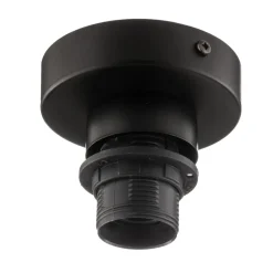 Loftlampe Sofia med røggrå glasskærm