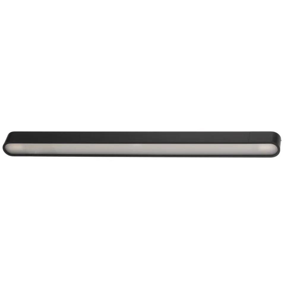 Loftlampe Soft, 95 x 6 cm, grafit, aluminium, G13