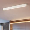Loftlampe Soft, 95 x 6 cm, hvid, aluminium, G13