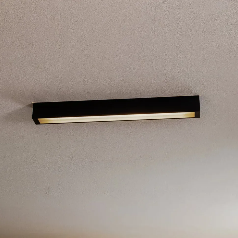 Loftlampe Straight sort 62 cm