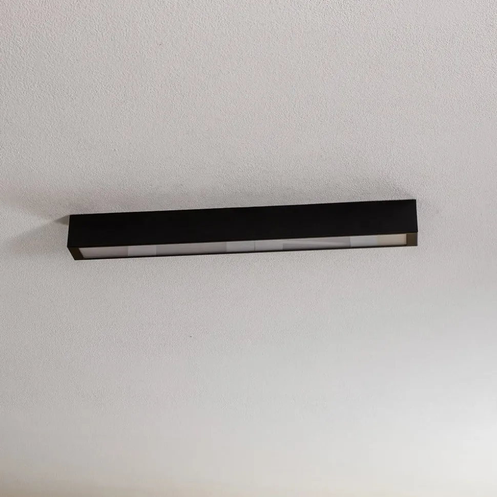 Loftlampe Straight sort 62 cm