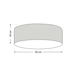 Loftlampe til børneværelse Mathilde, Ø 50 cm