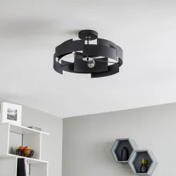 Loftlampe Tori, sort
