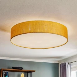 Loftlampe Turda, Ø 78 cm, guld