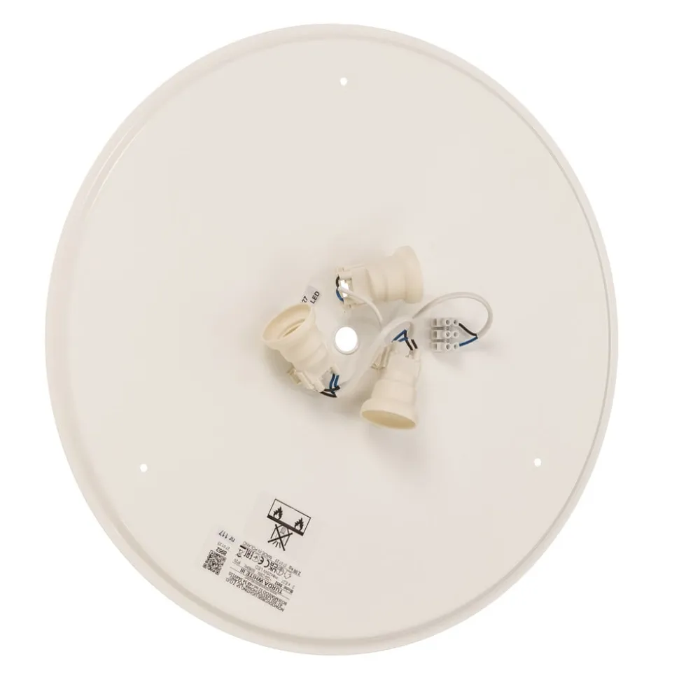 Loftlampe Turda, Ø 50 cm, hvid