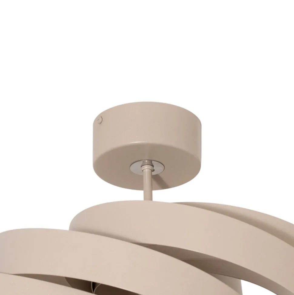 Loftlampe Vento, beige, Ø 50 cm