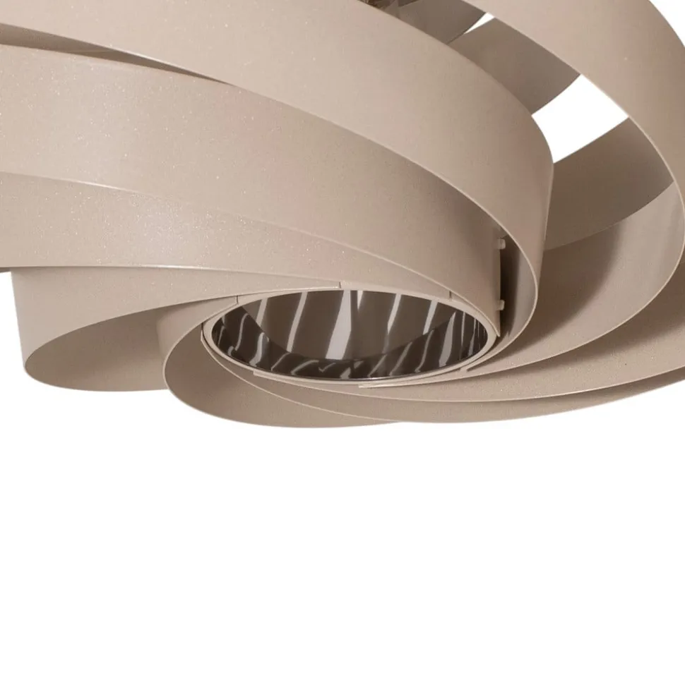 Loftlampe Vento, beige, Ø 50 cm