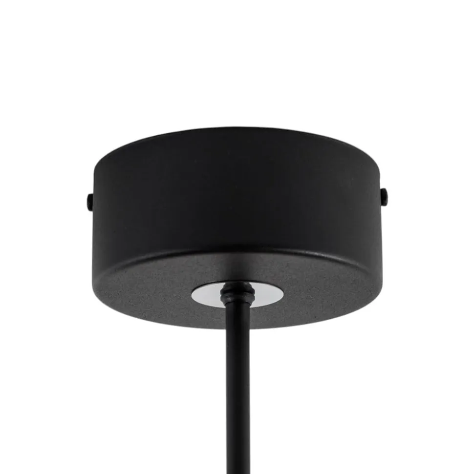 Loftlampe Vento, sort/guld, metal, Ø 40 cm, E27