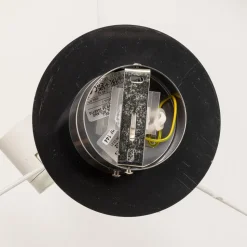 Loftlampe Viviane med tekstilskærm, grå