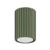 Loftslampe ALORA, olivengrøn, Ø 7 cm, metal, GU10