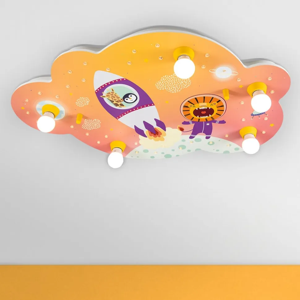 Loftslampe billede sky Escape, orange
