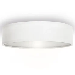 Loftslampe Ceiling Dream, Ø 40 cm, tekstil, hvid