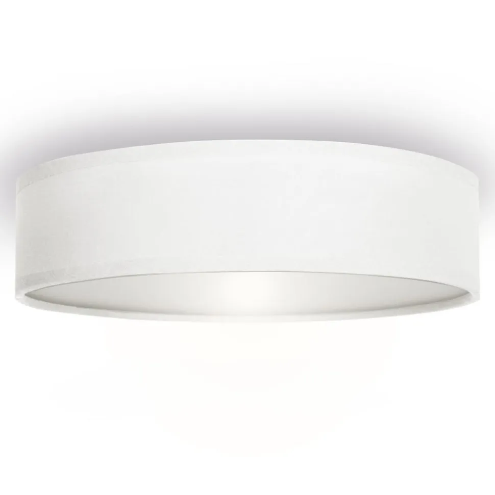Loftslampe Ceiling Dream, Ø 40 cm, tekstil, hvid