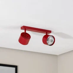 Loftspot Chloe justerbar med 2 lyskilder, rød