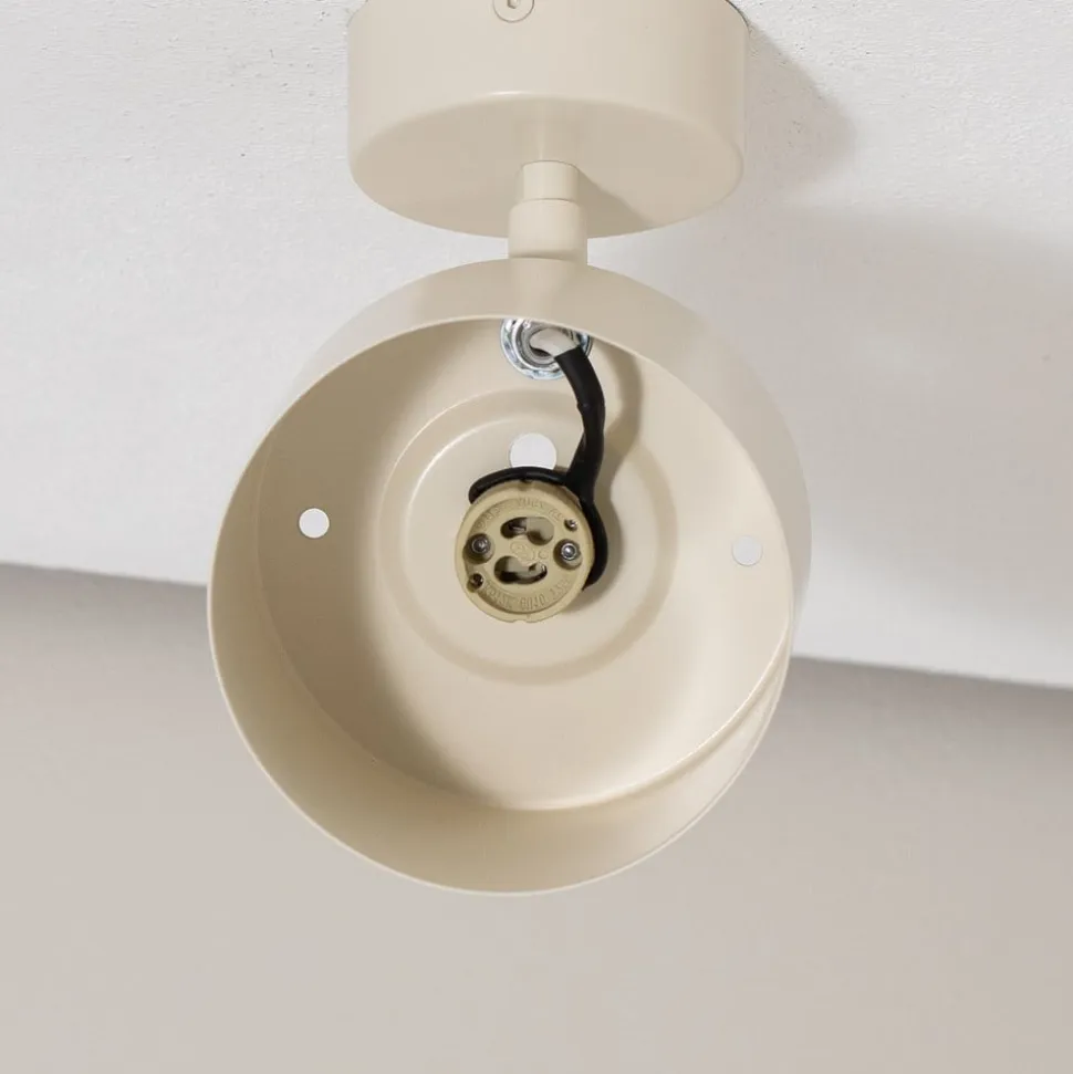 Loftspot Chloe justerbar med 1 lyskilde, beige