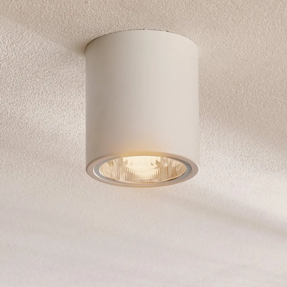 Loftspot Downlight round i hvid, Ø 13,3 cm