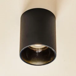 Loftspot Eye Tone i cylinderform, sort