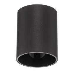 Loftspot Eye Tone i cylinderform, sort
