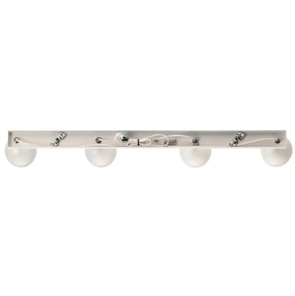 Loftspot Flame, hvid, 4 lyskilder, lang