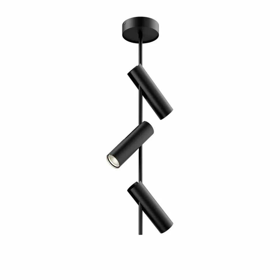 Loftspot Leda 3, 3 lyskilder, sort