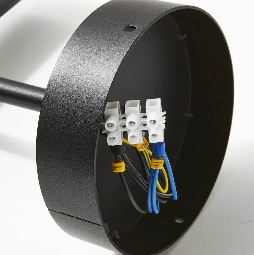 Loftspot Leda 3, 3 lyskilder, sort