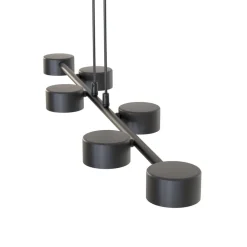 Loftspot, Megara, længde 80 cm, metal, 6 lyskilder.