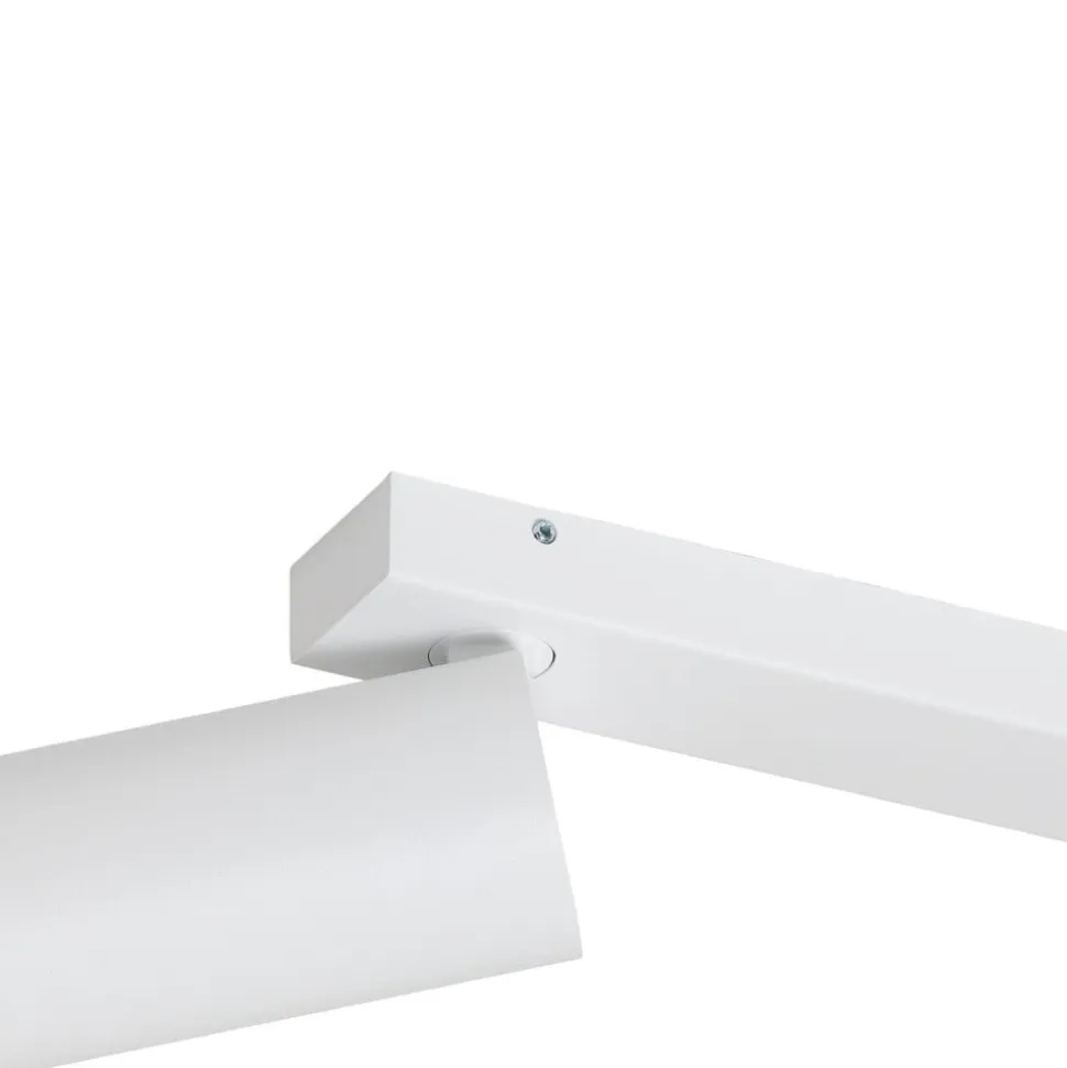 Loftspot Mono III, 3 lyskilder, hvid, 84 cm lang, GU10