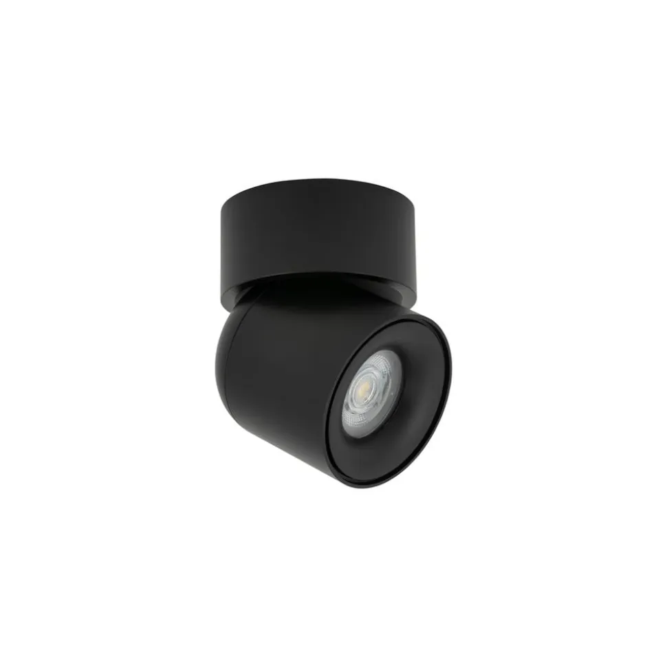 Loftspot Oscar, sort, aluminium, højde 13,5 cm, GU10