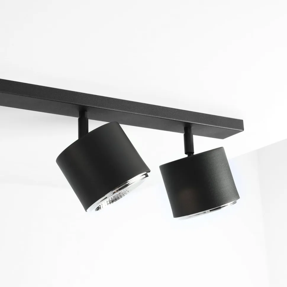 Loftspot 1047PL_K, 6 lyskilder, sort