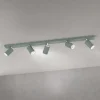 Loftspot Sean, lysegrøn, 5 lyskilder, aluminium, GU10