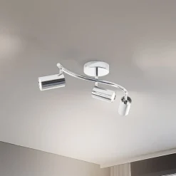 Loftspot, spot, krom, 3 lyskilder