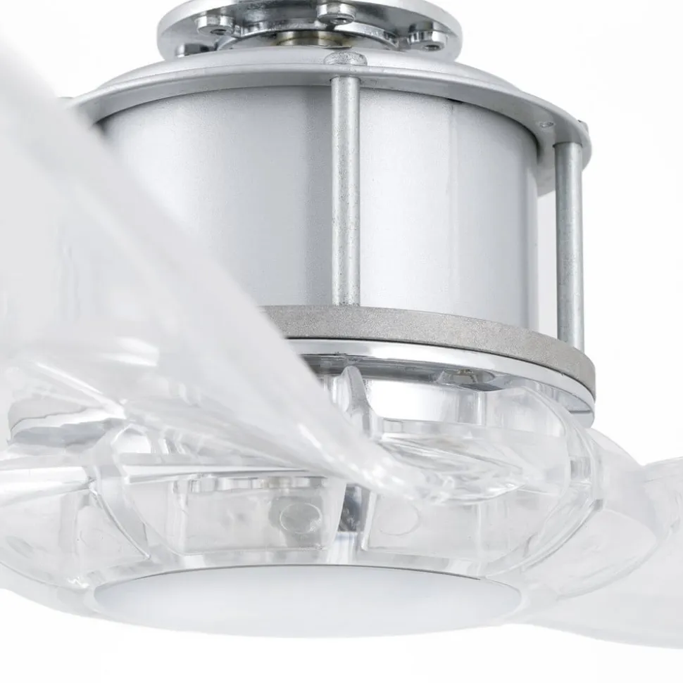 Loftventilator Just Fan M, krom/transparent