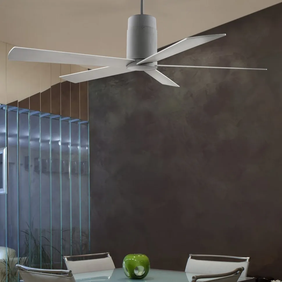 Loftventilator Rodas i klart design - hvid