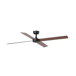 Loftventilator Rudder, DC-motor, støjsvag, Ø 132 cm, træ