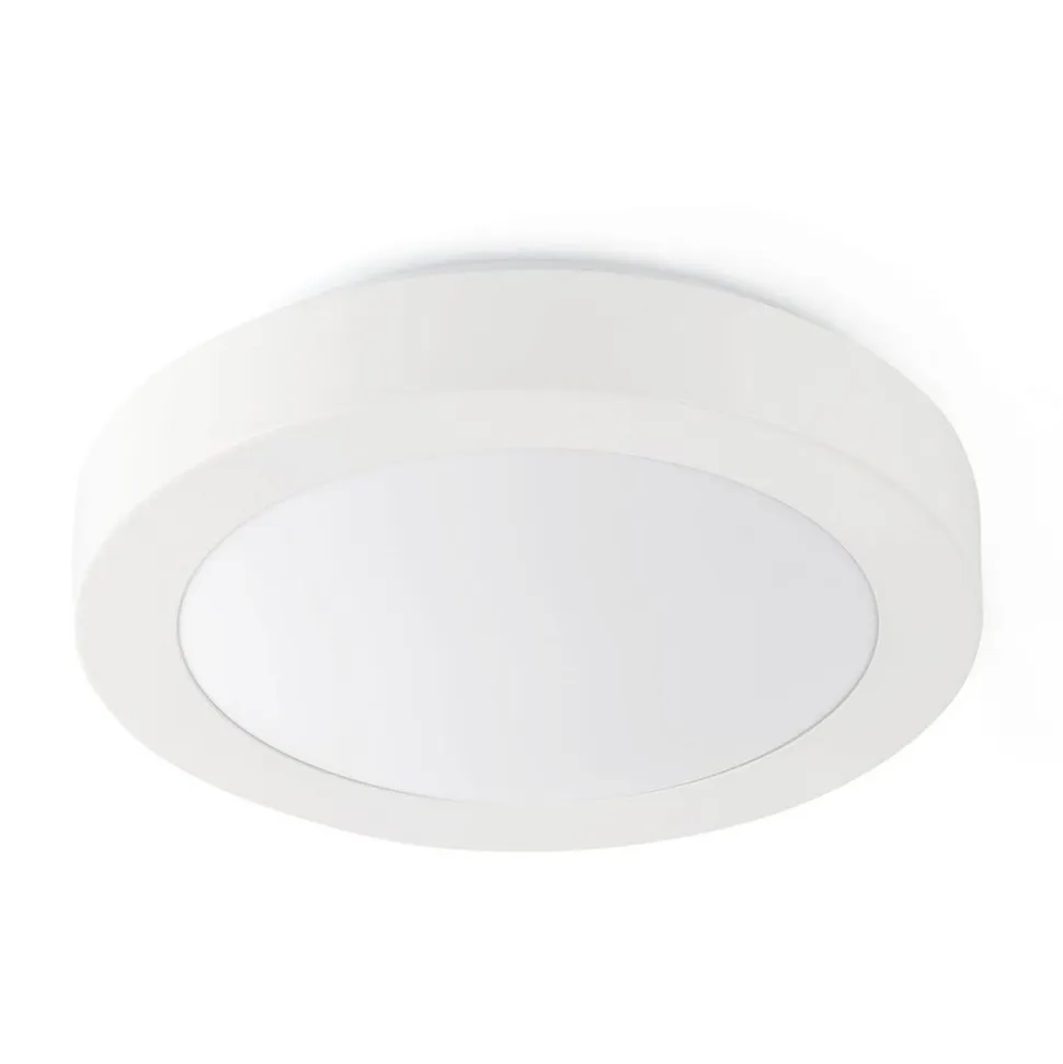 Logos loftlampe til bad, Ø 27 cm, hvid