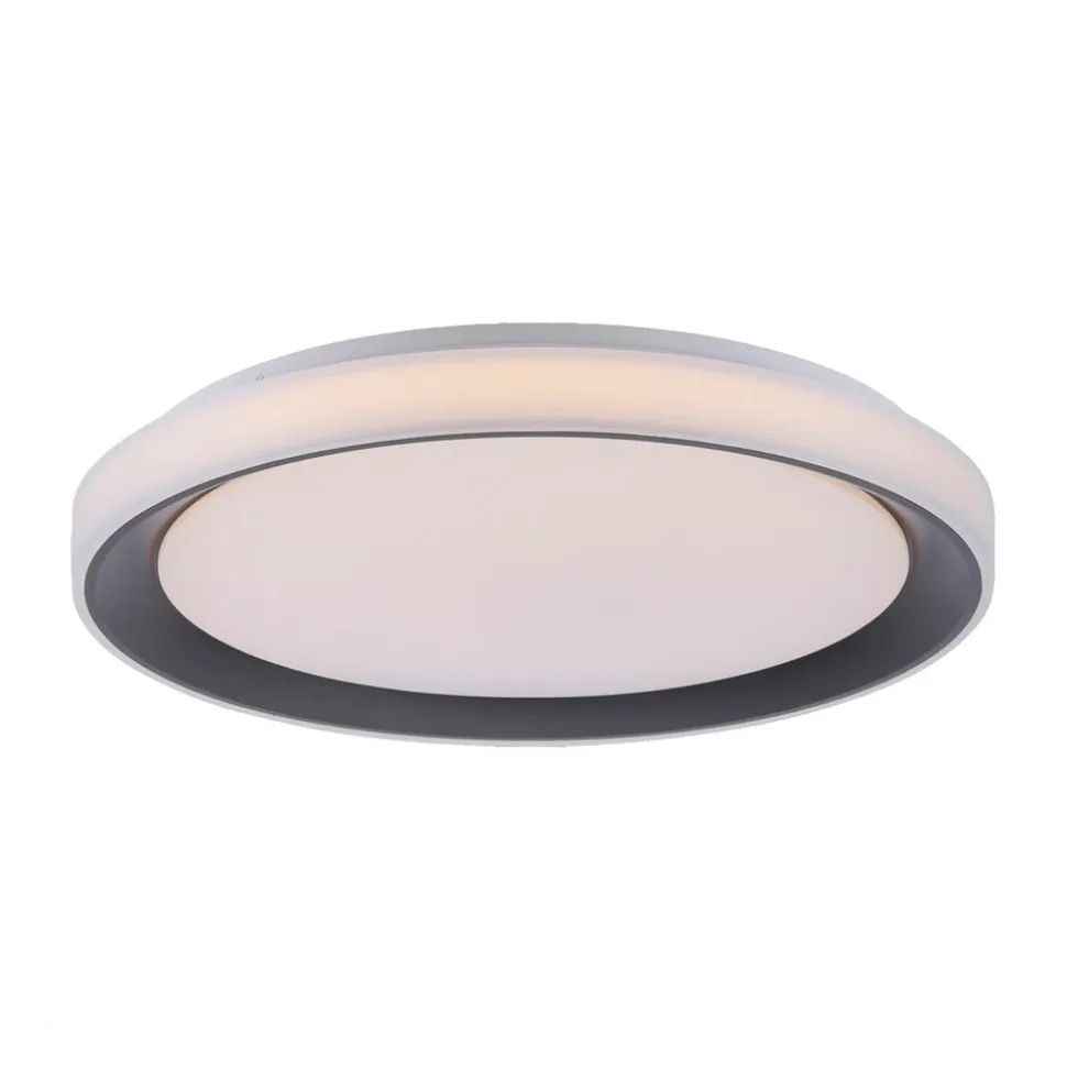 LOLA Smart Disc LED-loftlampe, sort/hvid, RGBW